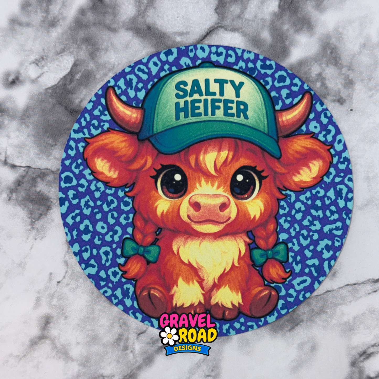 Highland Cow Summer #5 Cardstock Only